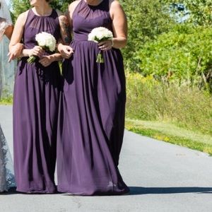 Purple bridesmaid/prom dress  sz 16 Long